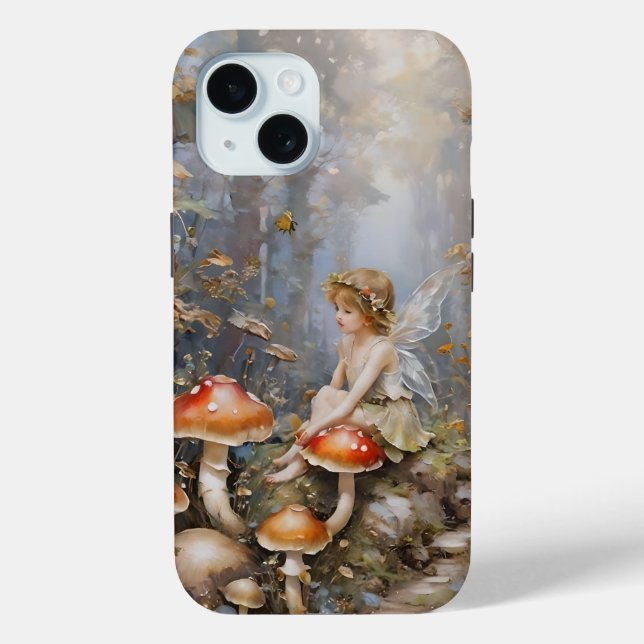 Coques Case-Mate iPhone Fée de champignons Whimsical (Verso)
