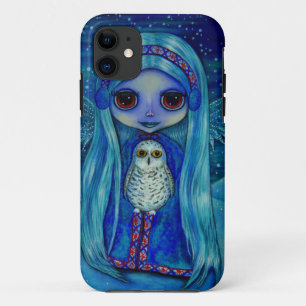 Coques Pour iPhone Fée de hibou de Milou en hiver