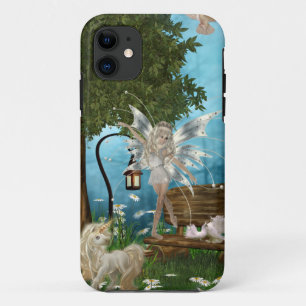 Coque Case-Mate Pour iPhone Féerie d'Imaginaire à Unicorn Garden