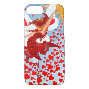 Coques Pour iPhone Féerie vintage avec Coeurs à peine iPhone 8/7 Coqu