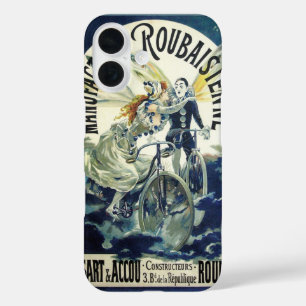 Coque Pour iPhone 16 Fées Art Nouveau vintage, Lune Pierrot
