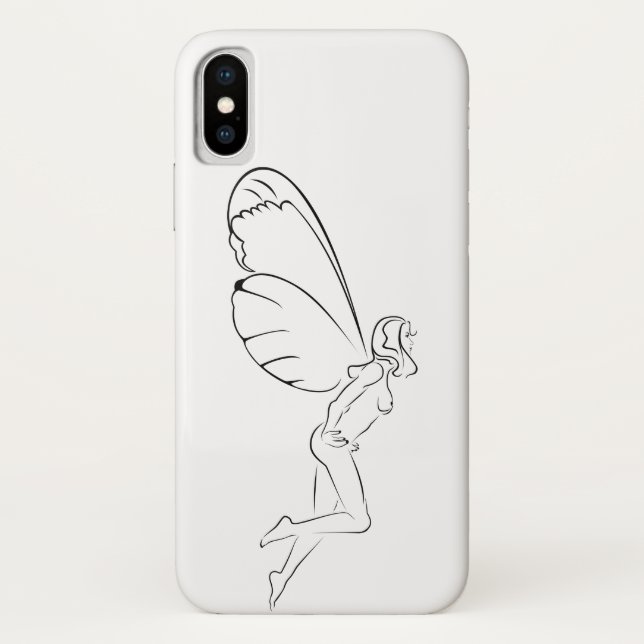 Coques Case-Mate iPhone Fées volantes... (Dos)