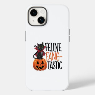 Coque Case-Mate iPhone Feline Fang-tastic Halloween Conception de chat Va