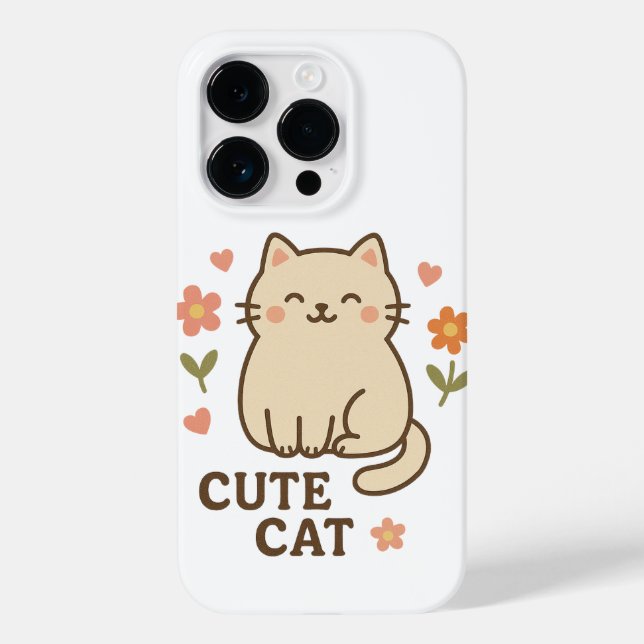 Coques Case-Mate iPhone Feline in Bloom (Verso)