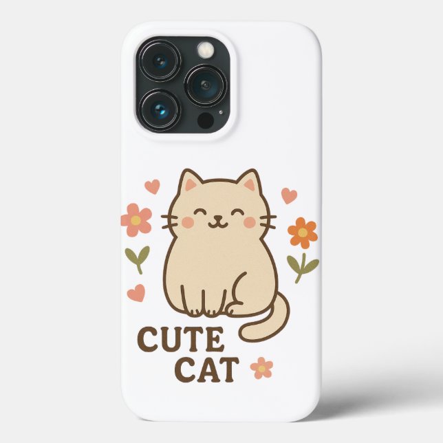 Coques Case-Mate iPhone Feline in Bloom (Verso)