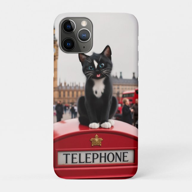 Coques Case-Mate iPhone Felini sur le stand Red Phone : A London Adventure (Dos)