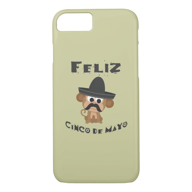 Coques Case-Mate iPhone Feliz Cinco De Mayo Monkey (Dos)