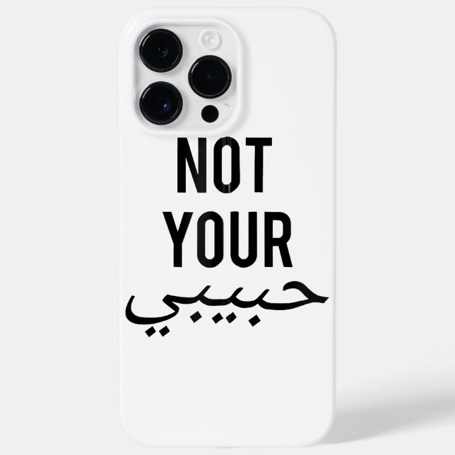 Coques Case-Mate iPhone Feminisme T shirt de protestation féminine Pas vot (Verso)