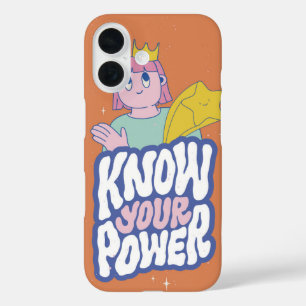 Coque Pour iPhone 16 Feminist Cartoon Girl