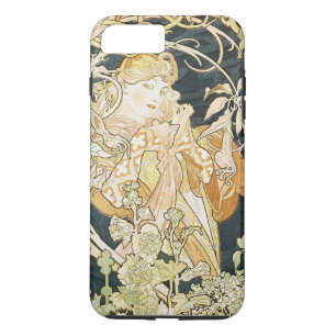 Coques Pour iPhone Femme à la Marguerite de Mucha