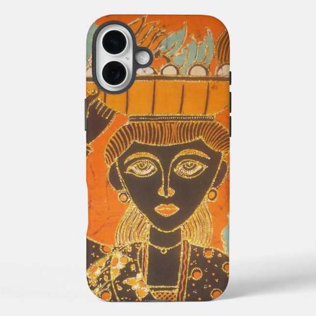Coques Case-Mate iPhone Femme africaine portant panier Personnaliser produ (Verso)