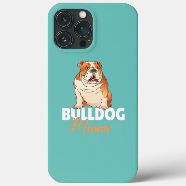 Coques Case-Mate iPhone Femme Anglais Bulldog Mama mignonne Amoureux des c (Verso)