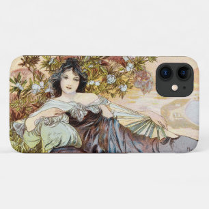 Case-Mate iPhone Case Femme Art Nouveau vintage par Alphonse Mucha