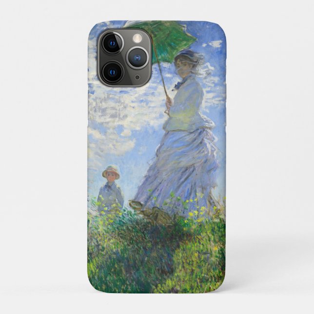 Coques Case-Mate iPhone Femme au parasol, Madame Monet et son fils (Dos)