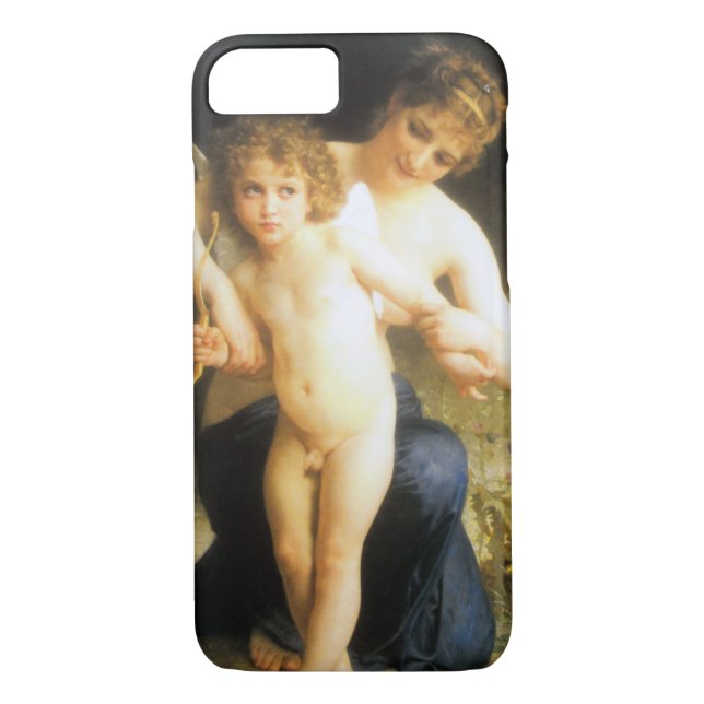 Coques Case-Mate iPhone Femme avec Cupidon, Bouguereau (Dos)