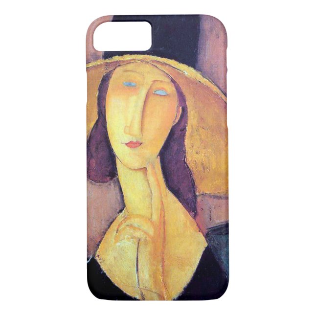 Coques Case-Mate iPhone Femme avec grand Casquette, Modigliani (Dos)