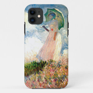 Coques Pour iPhone "Femme avec la promenade Monet de parasol "