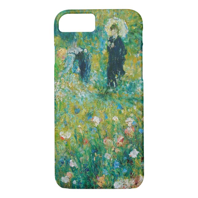 Coques Case-Mate iPhone Femme avec Parasol, Jardin, Renoir (Dos)