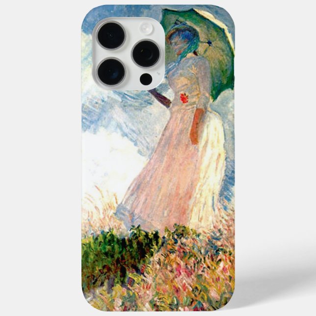 Coques Case-Mate iPhone "Femme avec Parasol Promenade Monet" (Verso)