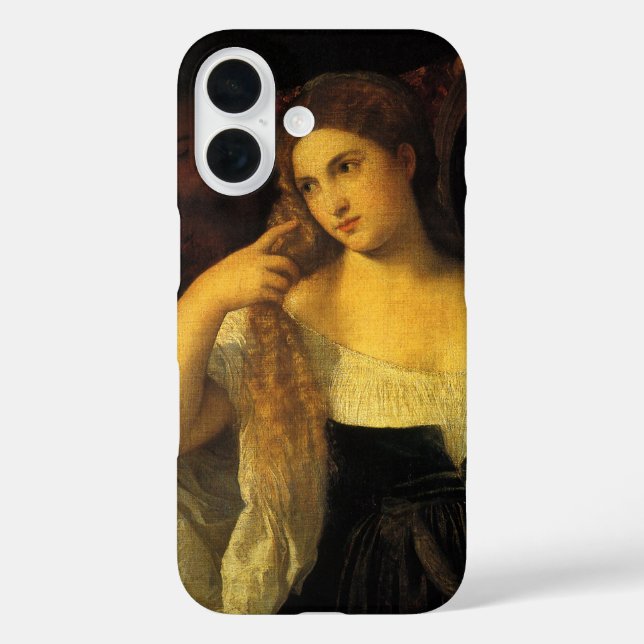Coques Case-Mate iPhone Femme avec un miroir par Titien, Renaissance vinta (Verso)