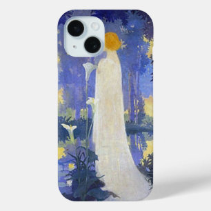 Coque Case-Mate iPhone Femme blanche avec Lys Calla