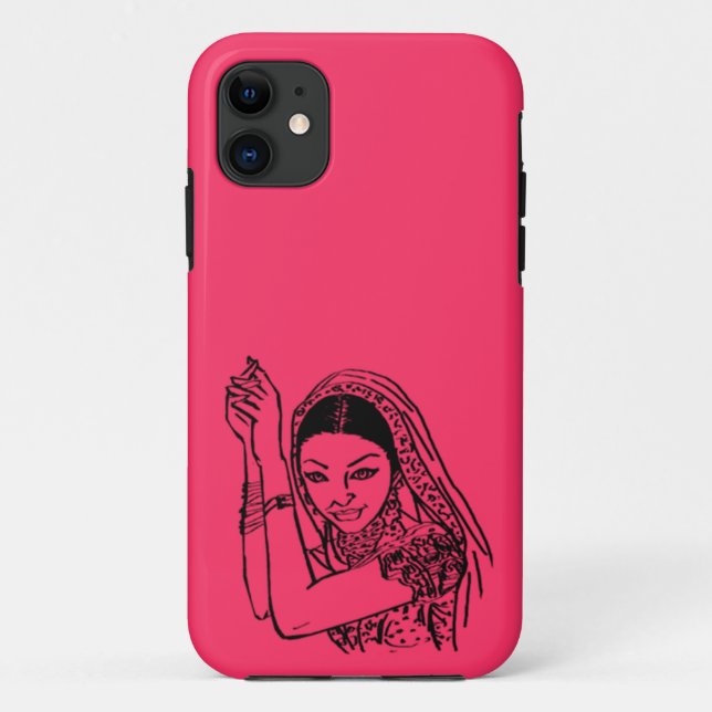 Coques Case-Mate iPhone Femme dansante indienne (Dos)