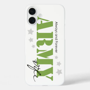 Coque Pour iPhone 16 Plus Femme d'armée - Toujours et toujours