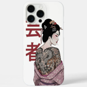 Coque iPhone 16 Pro Max Femme d'art Giesha
