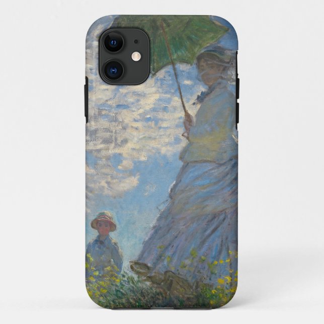 Coques Case-Mate iPhone Femme de Claude Monet avec un parasol 1875 (Dos)