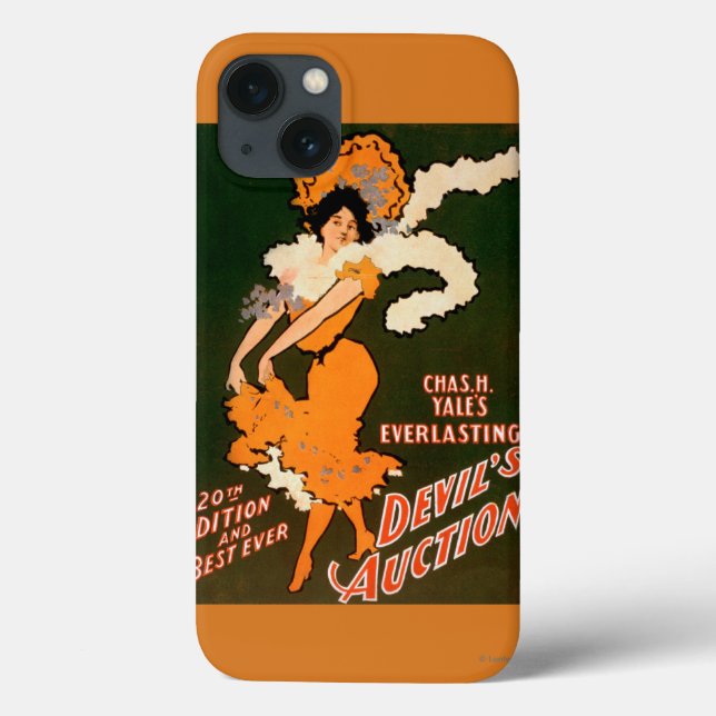 Coques Case-Mate iPhone Femme de la vente aux enchères du diable dans le (Verso)
