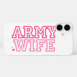 Coque Pour iPhone 16 Plus Femme de l'armée