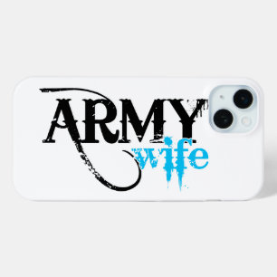 Coque iPhone 15 Mini Femme de l'armée en état de détresse