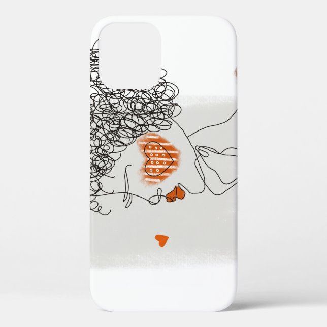 Coques Case-Mate iPhone Femme de mode : Lignes noires Graphiques (Verso)