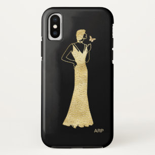 Case-Mate iPhone Case Femme de parties scintillantes d'or de Nouveau