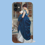 Etui iPhone Case-Mate Femme élégante victorienne lisant dans une bibliot<br><div class="desc">Plongez dans un moment intemporel d'élégance tranquille avec cette superbe œuvre d'art vintage représentant une femme raffinée absorbée dans sa lecture dans un cadre de bibliothèque richement détaillé. Vêtue d'une luxueuse robe victorienne bleu foncé,  elle incarne la grâce,  l'intellect et la féminité classique.</div>