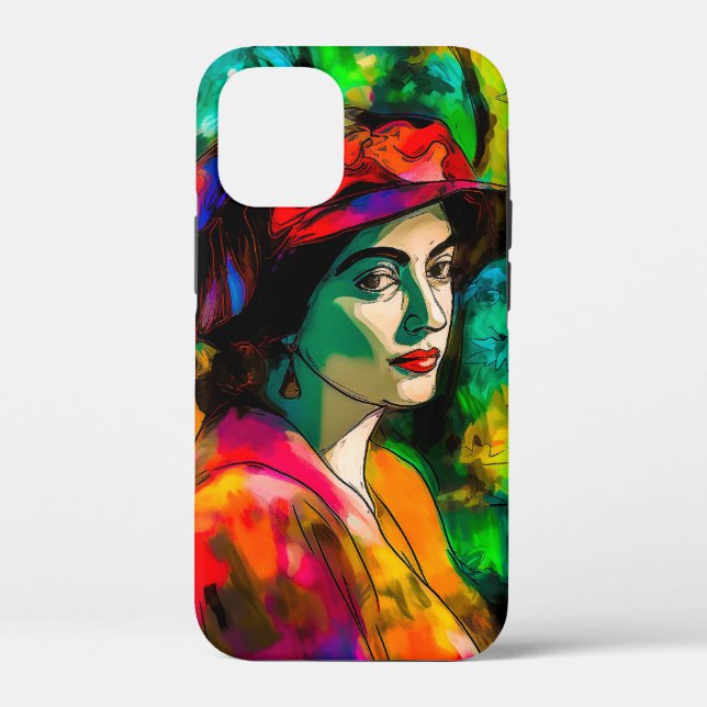 Coques Case-Mate iPhone Femme en Casquette rouge (Verso)
