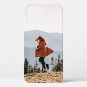 Case-Mate iPhone Case Femme en manteau marron