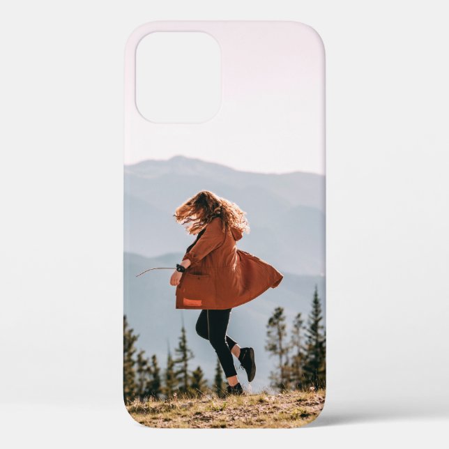 Coques Case-Mate iPhone Femme en manteau marron (Verso)