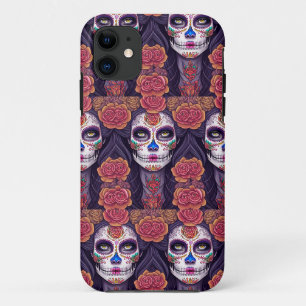 Case-Mate iPhone Case Femme en maquillage crâne sucre