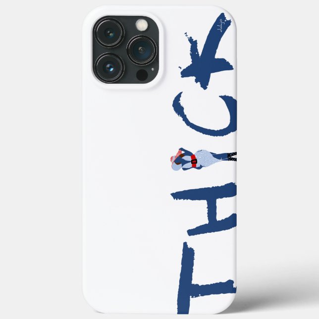 Coques Case-Mate iPhone Femme épaisse dans une robe à pois (Verso)