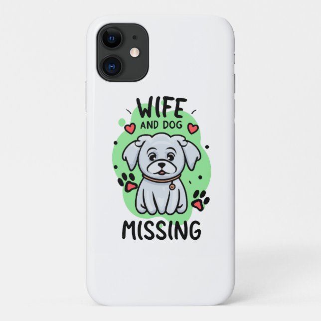 Coques Case-Mate iPhone Femme et chien manquants (Dos)