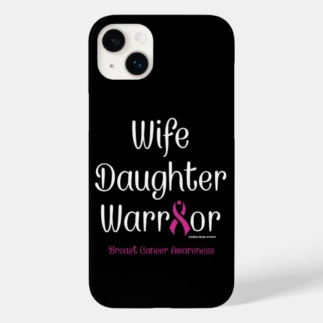 Coques Case-Mate iPhone Femme Fille Guerrière...Cancer du sein (Verso)