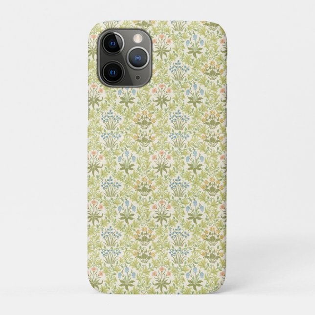 Coques Case-Mate iPhone Femme girly motif floral vert (Dos)