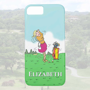 Case-Mate iPhone Case Femme Jouant Au Golf. Personnalisez.