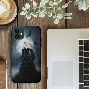 Etui iPhone Case-Mate Femme mystérieuse gothique noire élégante Brume de