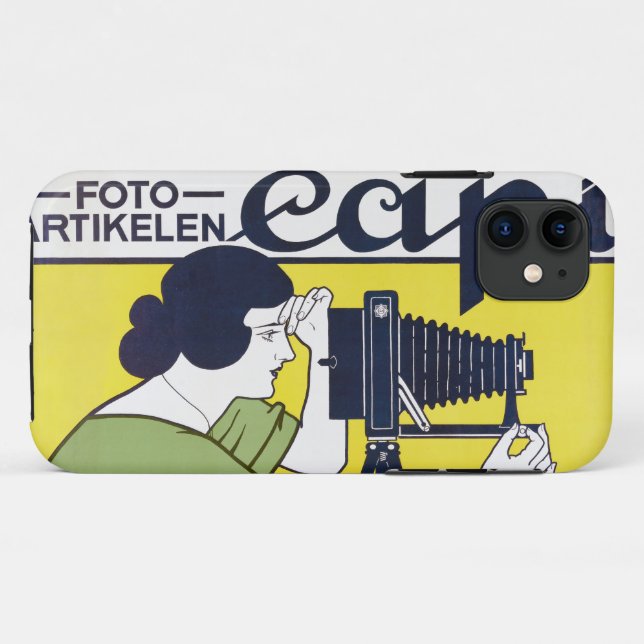 Coques Case-Mate iPhone Femme photographe, photographe, Van Caspel (Dos (Horizontal))