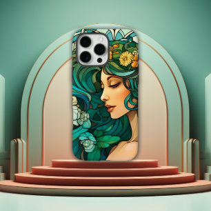Coque iPhone 16 Pro Max Femme romantique Art nouveau