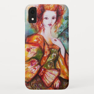 COQUE Case-Mate iPhone FEMME ROMANTIQUE AVEC PÂTE DE PEACOCK ÉCLANTE