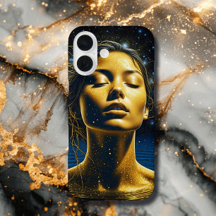 Coque Pour iPhone 16 Femme spirituelle dans l'eau sous les étoiles