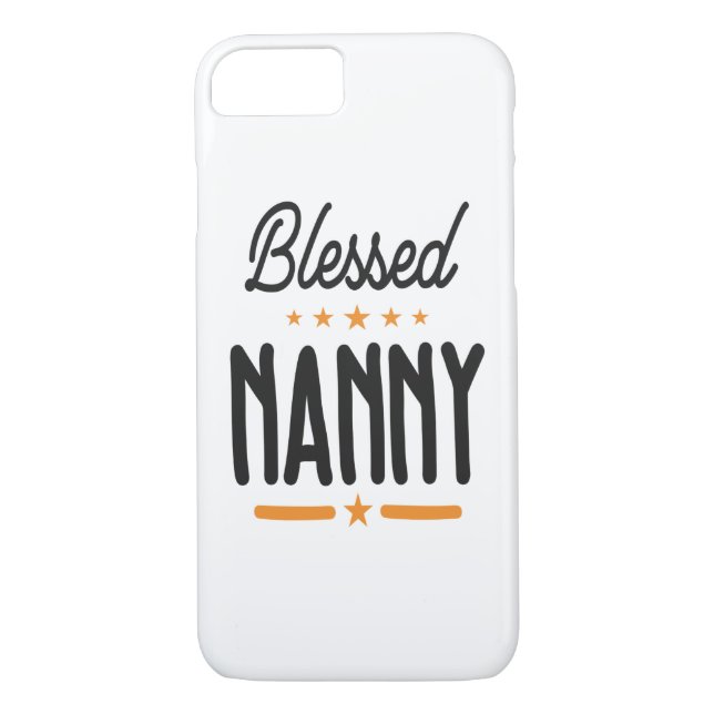 Coques Case-Mate iPhone Femme Tee Blessé Nanny Grandma Cadeau (Dos)